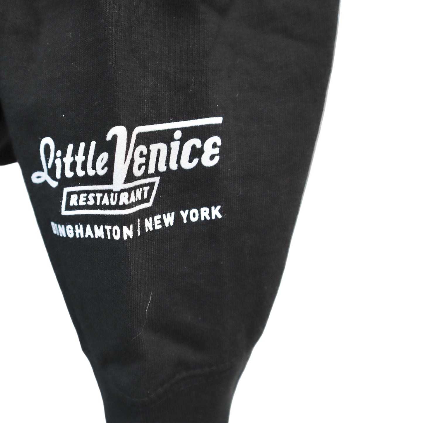 Black Little Venice Hooded Sweatshirt
