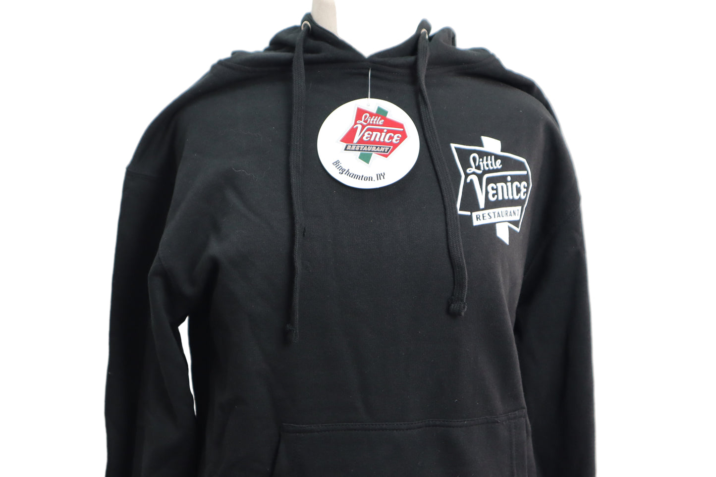 Black Little Venice Hooded Sweatshirt