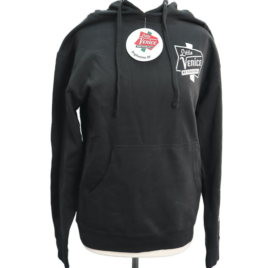 Black Little Venice Hooded Sweatshirt